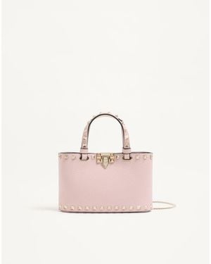 Valentino Garavani Rockstud Mini Shopping Bag - Pink