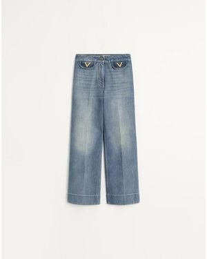 Valentino Denim Trousers - Blue