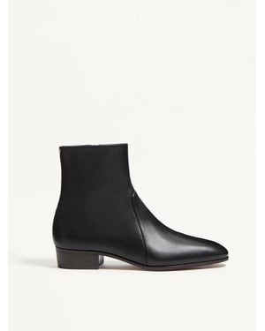 Valentino Garavani Pat Ankle Boot - Black