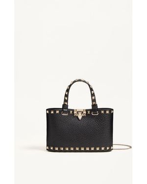 Valentino Garavani Rockstud Mini Shopping Bag - Black