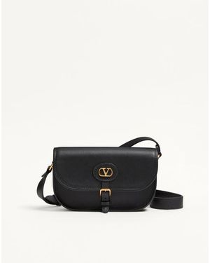 Valentino Garavani Petit Sac Porté Épaule Antibes En Cuir De Veau Homme - Noir
