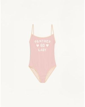 Valentino Printed Lycra One-Piece Swimsuit - Pink