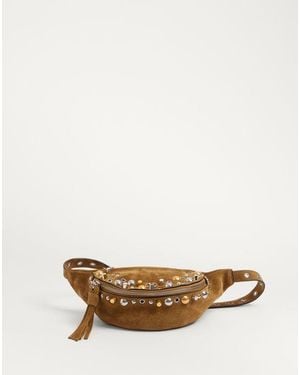 Valentino Garavani Nellcôte Suede Belt Bag - White