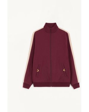 Valentino Nylon Sweatshirt With Vgold - Red