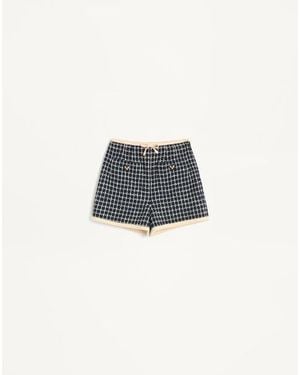 Valentino Bouclé Shorts - Blue