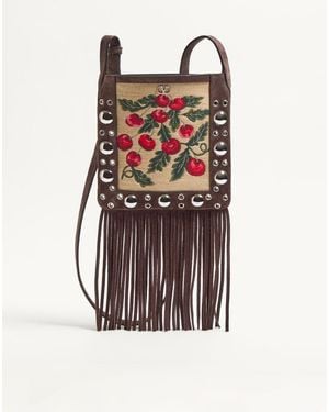 Valentino Garavani Nellcôte Small Shoulder Bag - Red