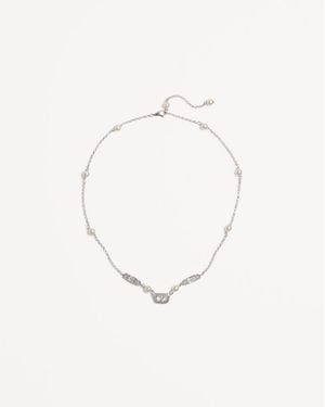 Valentino Garavani Ovalette Necklace - White