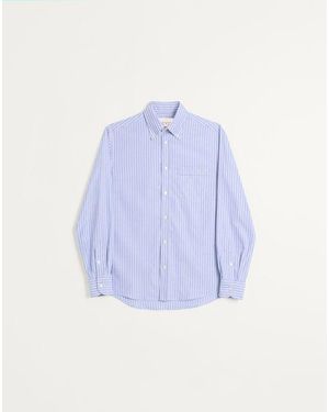 Valentino Vlogo Embroidered Cotton Shirt - Blue