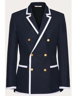 Valentino Giacca Doppiopetto - Blu