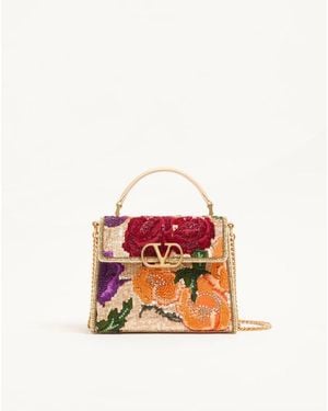 Valentino Garavani Vsling Embroidered Mini Handbag