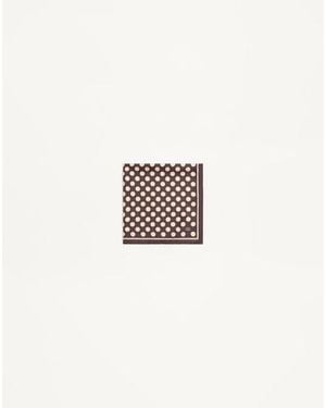 Valentino Garavani Opticool Silk Scarf - White