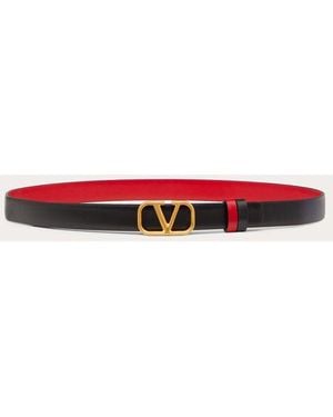 Valentino Garavani Cintura Reversibile Vlogo Signature - Rosso