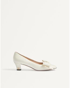 Valentino Garavani Bowow Pump - Natural