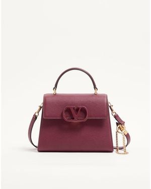 Valentino Garavani Vsling Small Handbag - Purple