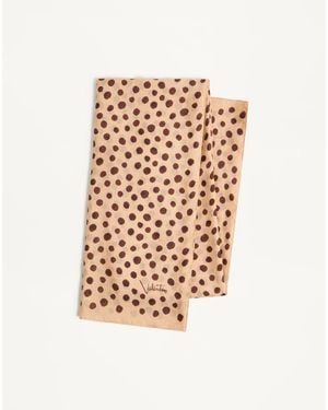 Valentino Garavani Dalmata Plus De Pois Polka Dot Headband - White