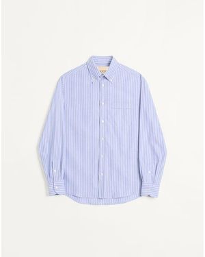 Valentino Vlogo Embroidered Cotton Shirt 38 - Blue