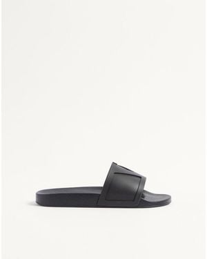 Valentino Garavani Coolside Rubber Slide Sandal 39 - White