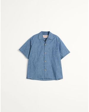 Valentino Bowling Shirt - Blue