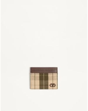 Valentino Garavani Vlogo Signature Cardholder - Natural