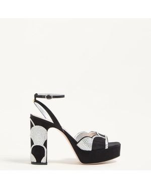 Valentino Garavani Bowow Platform Sandal - White