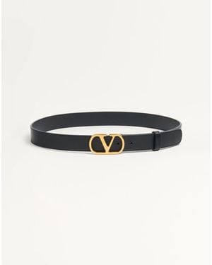 Valentino Garavani Vlogo Signature Belt - Black