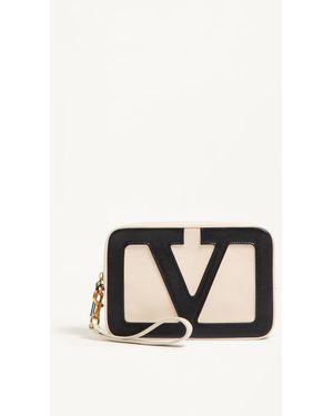 Valentino Garavani Viva Superstar Nappa Pouch - Black