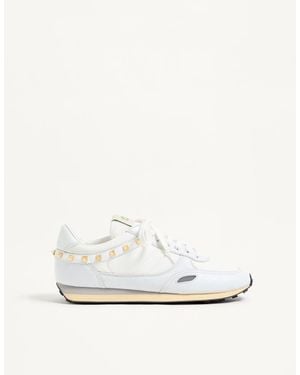 Valentino Garavani Stud Up Trainer - White
