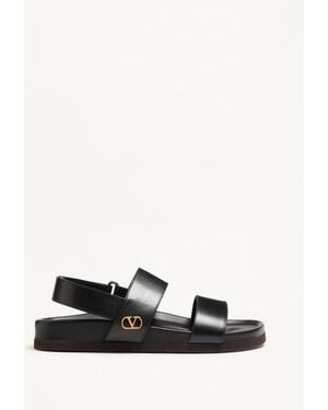 Valentino Garavani Studshield Calfskin Sandal 40.5 - White