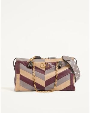 Valentino Garavani Panthea Medium Shoulder Bag - Pink