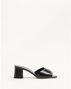 Valentino Garavani Sandalo Slide Vlogo Signature - Bianco