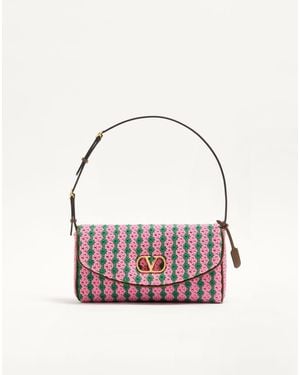 Valentino Garavani Devain Small Shoulder Bag - Pink
