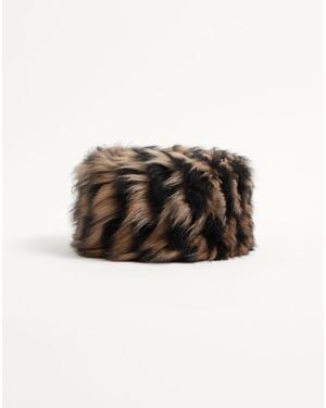 Valentino Garavani Lamb Fur Hat - Black