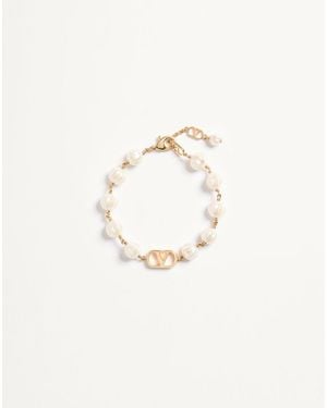 Valentino Garavani Vlogo Signature Bracelet - White