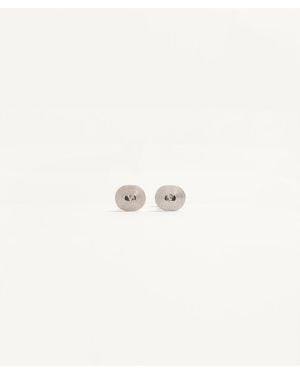Valentino Garavani Ovalette Metal Cufflinks - Natural