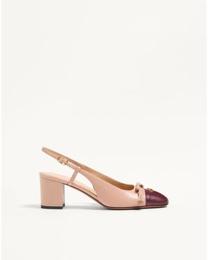 Valentino Garavani Valet Du Roi Kid Slingback Pump 60Mm 35 - Pink
