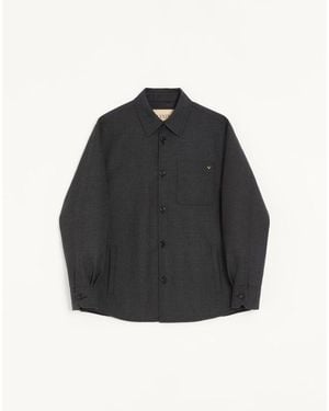 Valentino Shirt Jacket - Black