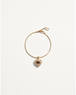 Valentino Garavani Coeur Royal Bracelet - Natural