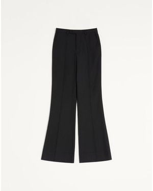 Valentino Nylon Gabardine Trousers - Black