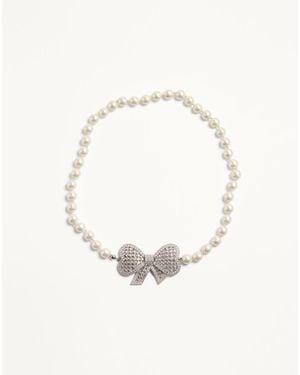 Valentino Garavani Trop Chou Necklace - White