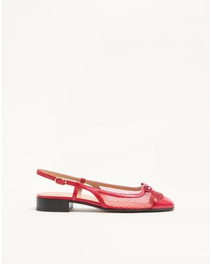 Valentino Garavani Valet Du Roi Slingback Ballerina - Pink