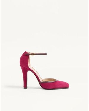 Valentino Garavani Hi Dolly Suede Pump 105Mm - Pink