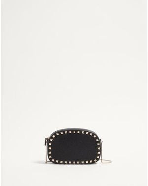 Valentino Garavani Mini Rockstud Shoulder Bag - Black