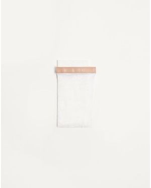Valentino Floral Lycra Tights - Natural