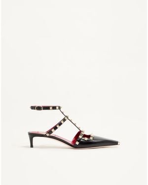 Valentino Garavani Rockstud Court Shoes - Natural
