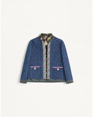 Valentino Chambray Denim Jacket - Blue