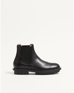 Valentino Garavani Urbie Calfskin Ankle Boot - Black