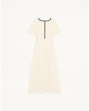 Valentino Midi Dress - Natural