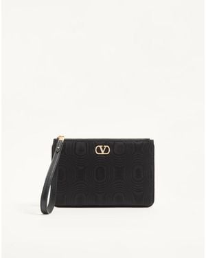 Valentino Garavani Vlogo Signature Clutch - Black