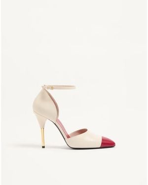Valentino Garavani Sinead Kidskin Pumps 105Mm 35.5 - Natural
