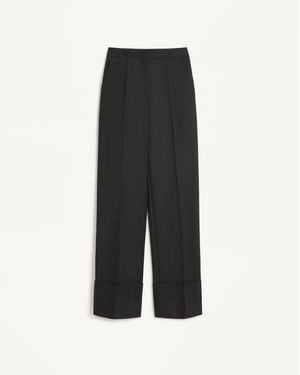 Valentino Virgin Wool Pants - Black